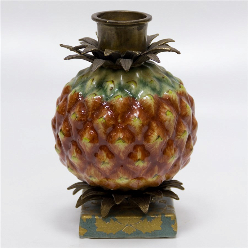 Подсвечник Pineapple Fruit Коричневый Бронза Зеленый Подсвечник Pineapple Fruit Коричневый Бронза Зеленый в Твери | Loft Concept