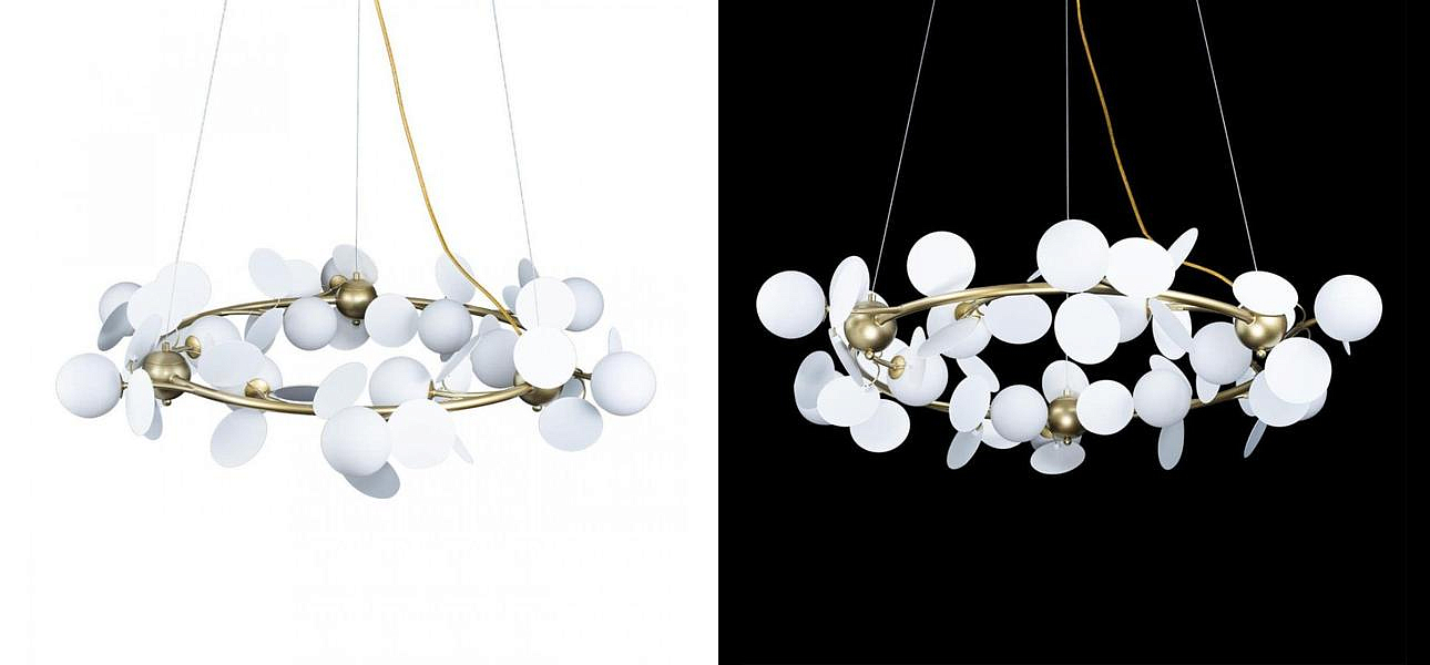 Люстра MATISSE Chandelier circle White диаметр 105 Люстра MATISSE Chandelier circle White диаметр 105 - Loft-Concept в Твери