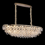 Люстра овальная с каскадом из подвесных прозрачных элементов Attractiveness варинант исполнения - 1 | Loft Concept в Твери