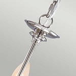 Люстра цвета никель с прозрачными стеклянными подвесками в форме капель Elstead Lighting варинант исполнения - 9 | Loft Concept в Твери