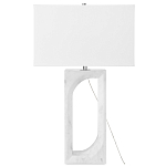 Настольная лампа на прямоугольном корпусе с тканевым абажуром One Piece Support варинант исполнения - 4 | Loft Concept в Твери