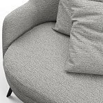 Мебельная ткань Шенилл серый цвет 138 см T4-29 варинант исполнения - 4 | Loft Concept в Твери