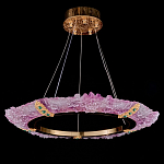 Люстра в форме кольца розовая Warm Pink Light варинант исполнения - 1 | Loft Concept в Твери