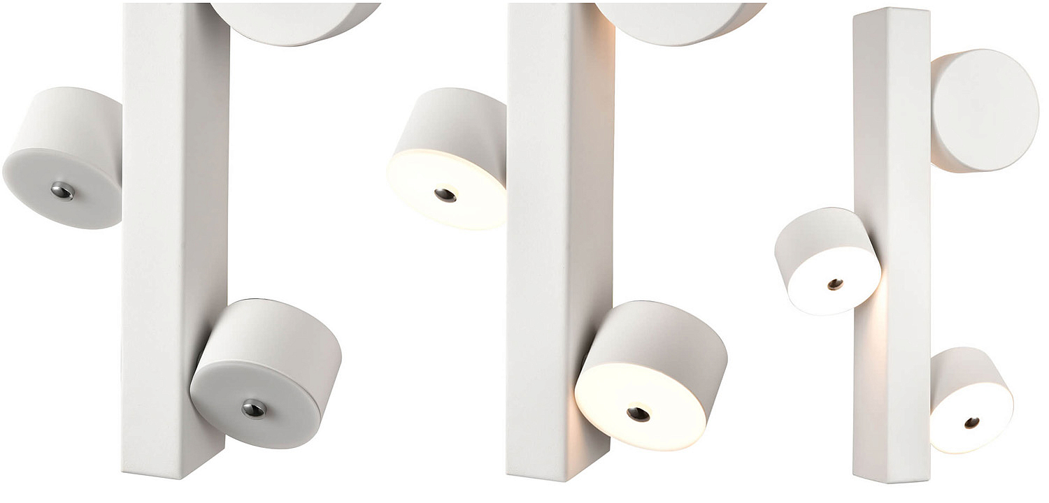 Бра Pohon White Circles Wall Lamp Бра Pohon White Circles Wall Lamp - Loft-Concept в Твери