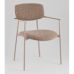 Стул Doe с подклокотниками коричневый варинант исполнения - 1 | Loft Concept в Твери