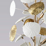 Торшер в виде белых и золотых цветов Bouquet of Light варинант исполнения - 3 | Loft Concept в Твери
