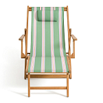 Шезлонг из акации и ткани Venezuela варинант исполнения - 4 | Loft Concept в Твери