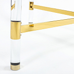 Кофейный столик со столешницей из стекла Crossy варинант исполнения - 4 | Loft Concept в Твери