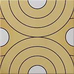 Дизайнерская плитка с узором Диски варинант исполнения - 2 | Loft Concept в Твери