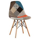 Стул с обивкой в технике пэчворк DSW варинант исполнения - 1 | Loft Concept в Твери