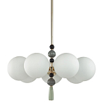 Люстра со вставками из керамики SkyEast 7 ламп варинант исполнения - 1 | Loft Concept в Твери