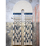 Настенное украшение из нитей Корона с кисточками Crown Wall Hanging варинант исполнения - 1 | Loft Concept в Твери