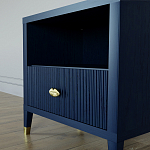 Прикроватная тумбочка с полкой Elsa Dreams Blue варинант исполнения - 3 | Loft Concept в Твери