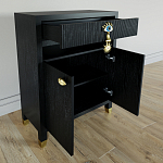 Комод Elsa Dreams Black Двухстворчатый  варинант исполнения - 2 | Loft Concept в Твери