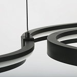 Люстра подвесная светодиодная в виде волнообразной ленты Ribbon Vortex варинант исполнения - 8 | Loft Concept в Твери