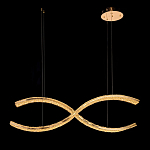 Люстра волнистой формы с фактурным хрустальным плафоном Light Delight варинант исполнения - 2 | Loft Concept в Твери