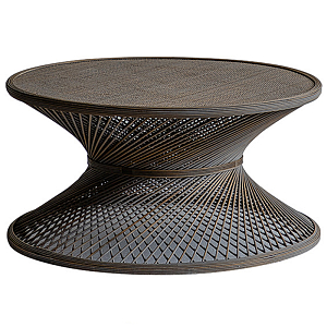 Кофейный стол Zaire Wicker Coffee Table Dark