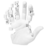 Декоративная статуэтка в виде руки Disintegrating Fragments Hand Statuette варинант исполнения - 1 | Loft Concept в Твери