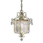 Люстра подвесная со стеклянными подвесками Feiss варинант исполнения - 1 | Loft Concept в Твери