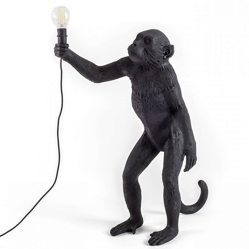 Настольная лампа SELETTI MONKEY LAMP STANDING VERSION Черный Настольная лампа SELETTI MONKEY LAMP STANDING VERSION Черный в Твери | Loft Concept