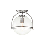 Потолочный светильник с прозрачным стеклянным шаром с эффектом пузырьков Hinkley варинант исполнения - 7 | Loft Concept в Твери