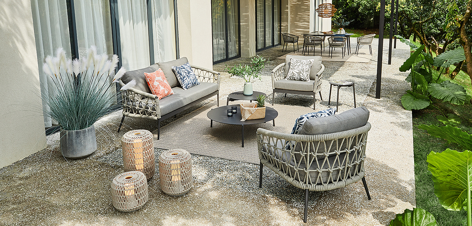 Уличный диван Niels Outdoor Sofa Уличный диван Niels Outdoor Sofa - Loft-Concept в Твери