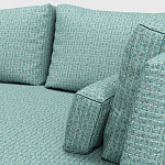 Мебельная ткань Шенилл бирюзовый цвет 142 см T4-61 варинант исполнения - 8 | Loft Concept в Твери