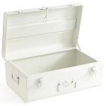 Металлический сундук Metal Chest White варинант исполнения - 2 | Loft Concept в Твери