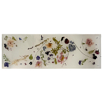 Поднос для ванны из эпоксидной смолы с цветами белая Epoxy Resin Flowers Bath Tray White варинант исполнения - 1 | Loft Concept в Твери