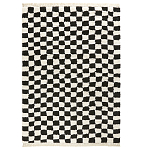 Ковер с шахматным принтом Chess Layout с эффектом шерсти варинант исполнения - 3 | Loft Concept в Твери