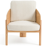 Кресло с каркасом из массива дуба Gallin Chair Boucle варинант исполнения - 2 | Loft Concept в Твери