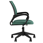 Офисное кресло с основанием из черного пластика Desk chairs Green варинант исполнения - 3 | Loft Concept в Твери