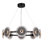 Люстра с плафонами из фактурного двойного стекла Heterochromia варинант исполнения - 4 | Loft Concept в Твери