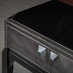 Консоль прямоугольная серая с 4-мя выдвижными ящиками Grany варинант исполнения - 5 | Loft Concept в Твери