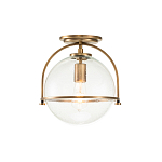 Потолочный светильник с прозрачным стеклянным шаром с эффектом пузырьков Hinkley варинант исполнения - 13 | Loft Concept в Твери