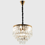 Люстра с прямоугольными хрустальными подвесками Lunet Crystal Rectangulars Chandelier 6 варинант исполнения - 3 | Loft Concept в Твери