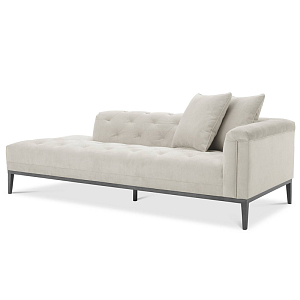 Кушетка Eichholtz Lounge Sofa Cesare Right Pebble grey