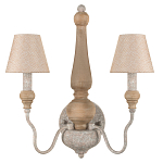 Бра с двумя конусовидными тканевыми абажурами Neighborhood варинант исполнения - 1 | Loft Concept в Твери