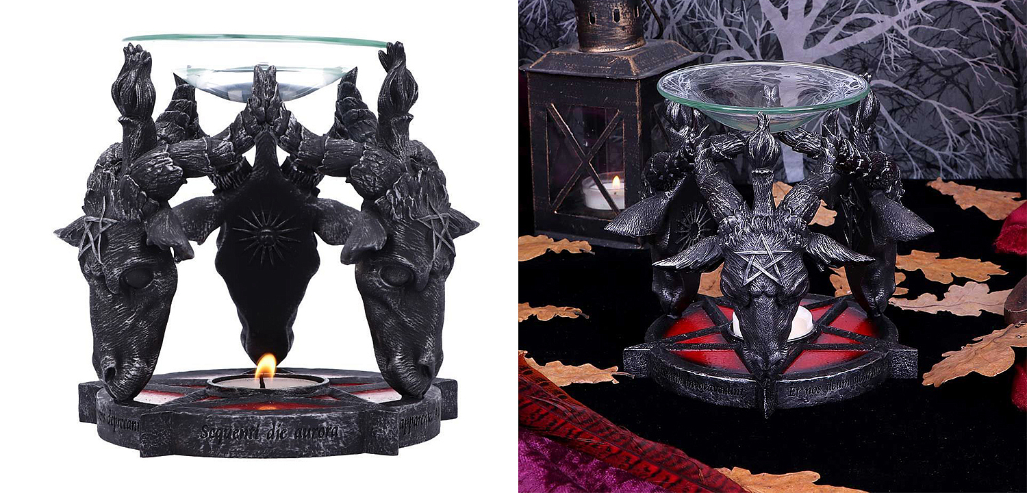 Подсвечник с чашей Baphomet Head Подсвечник с чашей Baphomet Head - Loft-Concept в Твери