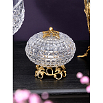 Конфетница из прозрачного рельефного стекла Eden Garden варинант исполнения - 10 | Loft Concept в Твери