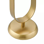 Столик приставной с овальным золотым основанием Oval Gold Base варинант исполнения - 3 | Loft Concept в Твери