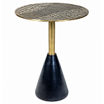 Кофейный столик с металлической столешницей Amphibian варинант исполнения - 1 | Loft Concept в Твери