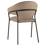 Коричневый стул с обивкой из искусственной замши Alexis варинант исполнения - 5 | Loft Concept в Твери