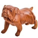 Статуэтка деревянная в виде собаки Balinese Dog 2 варинант исполнения - 1 | Loft Concept в Твери