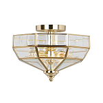 Потолочный светильник шестигранной формы с прозрачными стеклянным плафоном Elstead Lighting варинант исполнения - 9 | Loft Concept в Твери