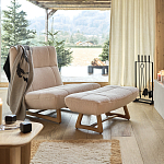 Кресло с обивкой букле Lino White  Boucle Armchair варинант исполнения - 8 | Loft Concept в Твери