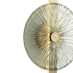 Бра с круглым стеклянным плафоном Gingham варинант исполнения - 9 | Loft Concept в Твери