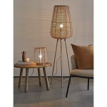 Торшер с плетеным металлическим плафоном Wicker Iron Lamp варинант исполнения - 4 | Loft Concept в Твери