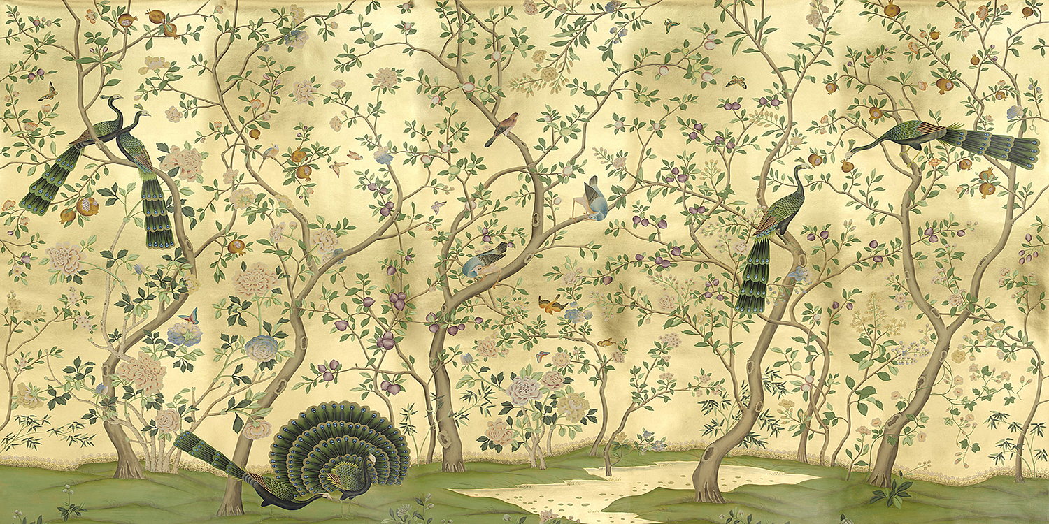 Обои ручная роспись St Laurent Deep Rich Gold - Loft-Concept в Твери