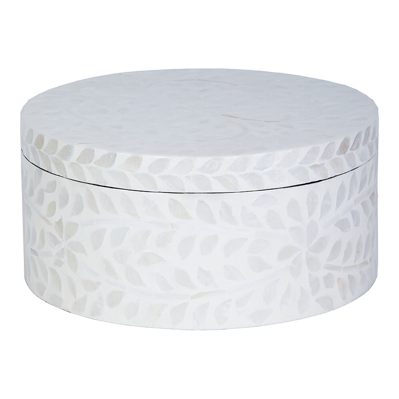 Шкатулка Esmee Bone Inlay Белый Шкатулка Esmee Bone Inlay Белый в Твери | Loft Concept